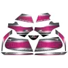 Kit Grafiche Originali NCX per Quad Jambo Rosa in Pvc 55 Micron