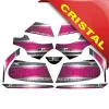 Kit Grafiche Originali NCX per Quad Jambo Rosa in Cristal