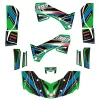 Kit Grafiche Originali NCX per Quad Iron 170cc Verde in Pvc 55 Micron