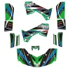 Kit Grafiche Originali NCX per Quad Iron 125cc Verde in Pvc 55 Micron