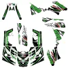 Kit Grafiche Originali NCX per Quad Hunter Lite Pro Verde in Pvc 55 Micron