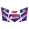 Kit Grafiche Originali NCX per Buggy 4Strike 150 Blu in Pvc 55 Micron