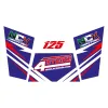 Kit Grafiche Originali NCX per Buggy 4Strike 125 Blu in Pvc 55 Micron