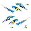 Kit Grafiche Originali NCX per MiniQuad Baymax Blu in Pvc 55 Micron
