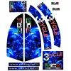 Kit Grafiche Originali NCX per Biga 3Cycle Blu in Pvc 55 Micron