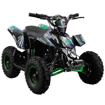 Kit Grafiche Originali NCX per MiniQuad Racer Nero/Verde/Blu in Pvc 55 Micron