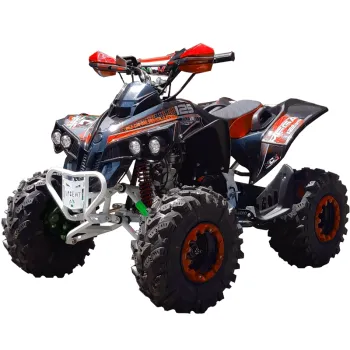 Kit Grafiche Originali NCX per Quad Mega Raptor Rosso in Pvc 55 Micron
