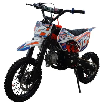 Pit Bike SXR 125cc 14/12 Semi Automatica - Vista Frontale Sinistra