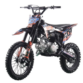 Pit Bike NCX Thor Evolution 140 17/14 4 Marce - Colore Nero/Arancio - Vista Frontale Sinistra
