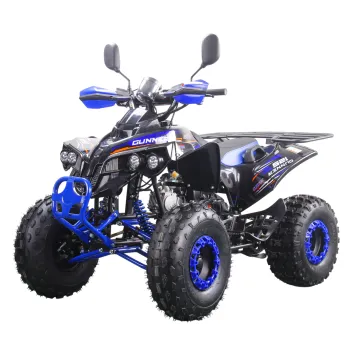 Quad Gunner 125 4T R8 FD - Colore Blu - Vista 45° Frontale