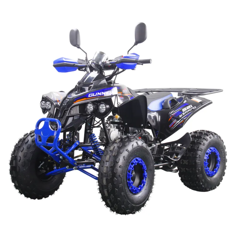 Quad Gunner 125 4T R8 FD - Colore Blu - Vista 45° Frontale