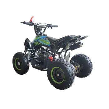 Mini Quad Mini Monster 50 Pull - Colore Verde - Vista 45° Posteriore