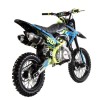 Pit Bike NCX New Vyper Double 140 17/14 4 Marce - Colore Nero-Blu-Giallo - Vista Posteriore Destra