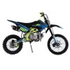 Pit Bike NCX New Vyper Double 140 - 4 Marce - Colore Nero-Blu-Giallo - Vista 45° Laterale