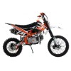 Pit Bike NCX New Vyper Double 140 17/14 4 Marce - Colore Bianco-Arancio - Vista 45° Laterale