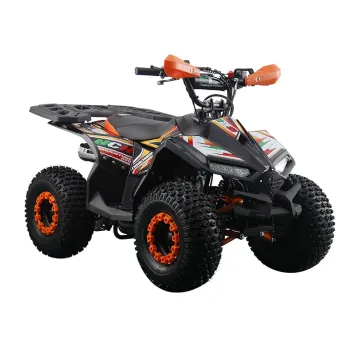 Quad Tracker Advance 125 4T R7 - Colore  Nero/Arancio - Vista 45° Frontale