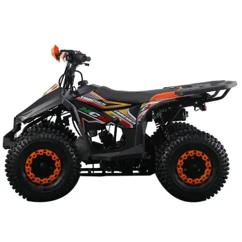 Quad Tracker Advance 125 4T R7 - Colore  Nero/Arancio - Vista 45° Laterale