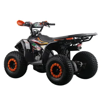 Quad Tracker Advance 125 4T R7 - Colore  Nero/Arancio - Vista 45° Posteriore