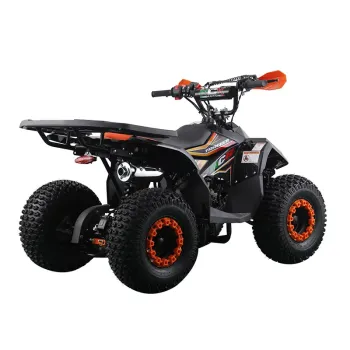 Quad Tracker Advance 125 4T R7 - Colore  Nero/Arancio - Vista 45° Posteriore