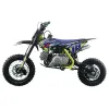 Pit Bike NCX Vyper 110cc Four Stroke 4T 12/10 - Colore Giallo/Blu - Vista 45° Laterale