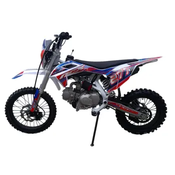 Pit Bike NCX Thor 125 Street 4M 17/14 - Colore Rosso/Blu - Vista Laterale Sinistra