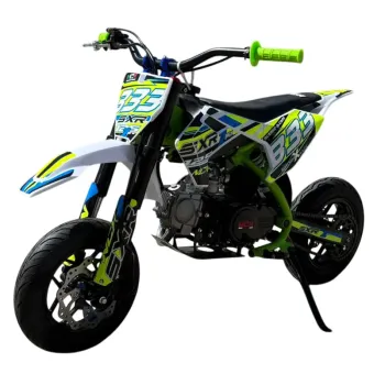 Pit Bike NCX Sxr 125 4M 10/10 Motard Telaio 14'' - Vista Frontale Sinistra
