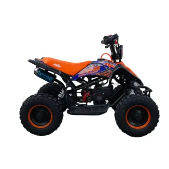 Mini Quad Mini Monster 50 Pull - Colore Arancione - Vista 45° Laterale