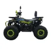 Quad Angry 125 4T R8 Explorer - Colore Nero/Giallo - Vista 45° Laterale