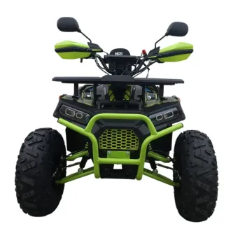 Quad Angry 125 4T R8 Explorer - Colore Nero/Giallo - Vista Frontale