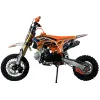 Pit Bike NCX CRX 125cc 12/10 4 Marce Gold - Colore Bianco-Arancio - Vista 45° Laterale