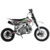 Pit Bike NCX CRX 125cc 14/12 Automatica Gold - Colore Nero-Verde-Rosa - Vista 45° Laterale