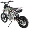 Pit Bike NCX CRX 125cc 14/12 Automatica Gold - Colore Nero-Verde-Rosa - Vista 45° Posteriore