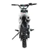 Pit Bike NCX CRX 125cc 14/12 Automatica Gold - Colore Giallo-Bianco-Blu - Vista Posteriore