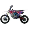 Pit Bike NCX SXR Evolution 140cc 17/14 - Colore Bianco/Rosso - Vista 45° Laterale