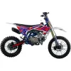 Pit Bike NCX SXR Evolution 140cc 17/14 - Colore Bianco/Rosso - Vista 45° Laterale