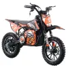 Mini Cross Elettrica Thor EVO 1000W 36V 12Ah - Colore Nero/Arancio - Vista 45° Frontale