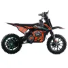 Mini Cross Elettrica Thor EVO 1000W 36V 12Ah - Colore Nero/Arancio - Vista 45° Laterale