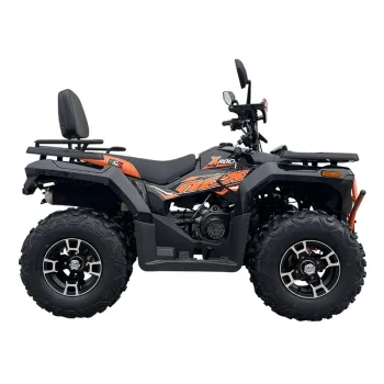 Quad NCX X-Rock 270 - Colore Nero-Arancio - Vista 45° Laterale