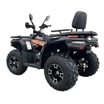Quad NCX X-Rock 270 - Colore Nero-Arancio - Vista 45° Posteriore