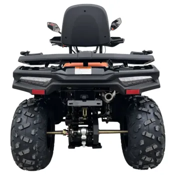 Quad NCX X-Rock 270 - Colore Nero-Arancio - Vista Posteriore