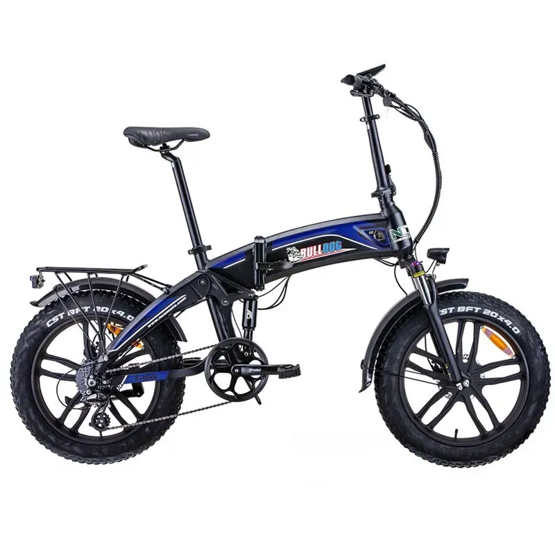 Fat E-Bike Pieghevole NCX RD8 Alloy 20" 250W 48V 13Ah - Nero/Blu