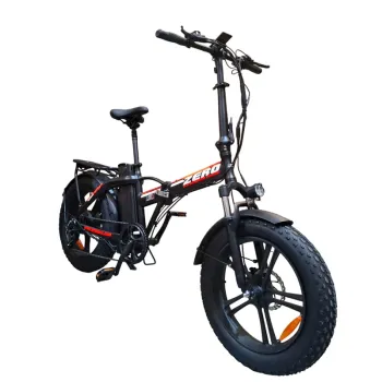 Fat E-Bike Pieghevole Zero Italy Advance  - Vista 45° Frontale