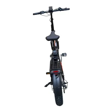Fat E-Bike Pieghevole Zero Italy Advance  - Vista Posteriore
