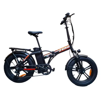 Fat E-Bike Pieghevole Zero Italy Advance  - Vista 45° Laterale