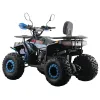 Quad Angry 125 4T R8 Explorer - Colore Blu - Vista 45° Posteriore