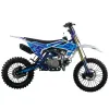 Pit Bike NCX SXR Evolution 140cc 17/14 - Colore Bianco/Blu - Vista 45° Laterale
