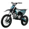 Pit Bike NCX SXR Evolution 140cc 17/14 - Colore Nero/Celeste - Vista 45° Frontale
