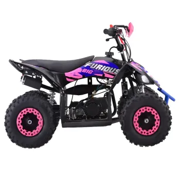 Mini Quad NCX Furious Big 50cc R6 - Colore Rosa - Vista 45° Laterale
