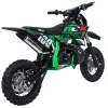 Mini Cross Phantom X 50cc R12/10 NAC NAC - Colore Nero-Verde - Vista 45° Posteriore