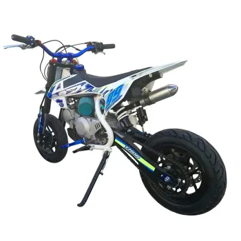 Pit Bike NCX Thor 125 4M 10-10 Telaio 14'' - Vista 45° Posteriore